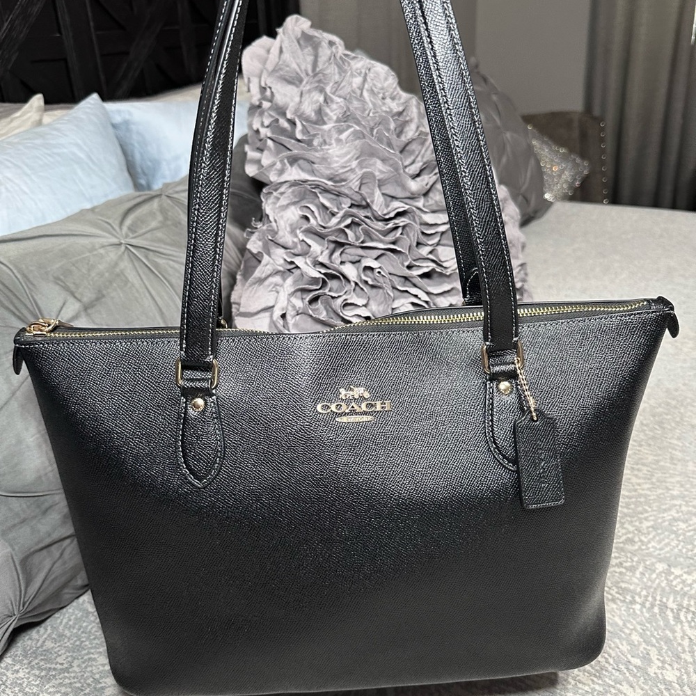 Black COACH Gallery Tote
